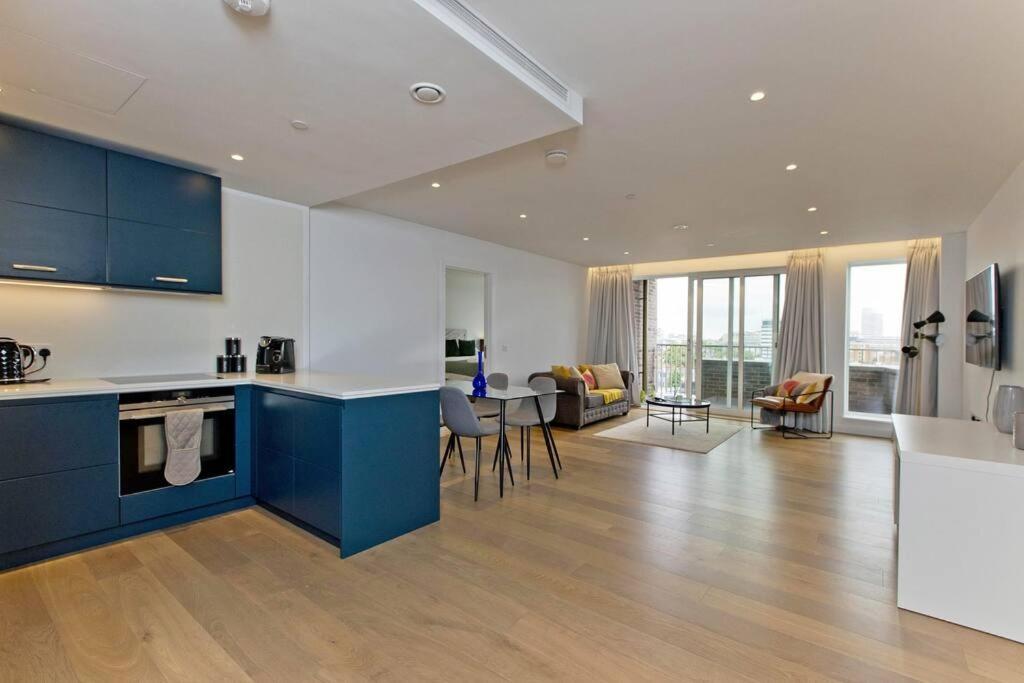 Kings Cross 2 Bed With City Views, Ac, Balcony Apartment London Exterior photo