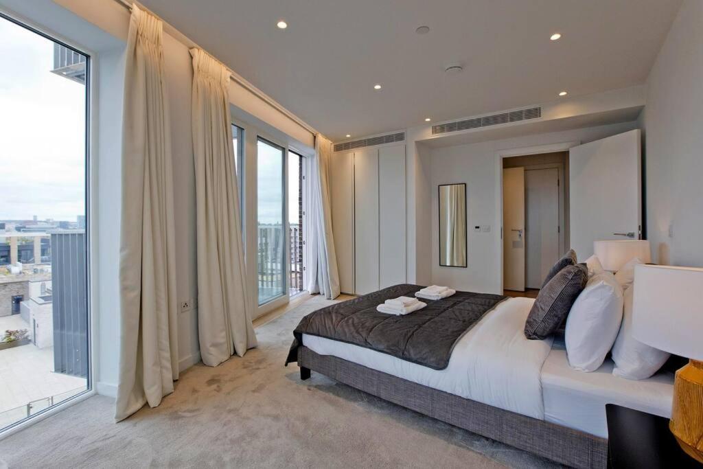 Kings Cross 2 Bed With City Views, Ac, Balcony Apartment London Exterior photo